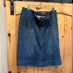 Christopher & Banks denim skirt